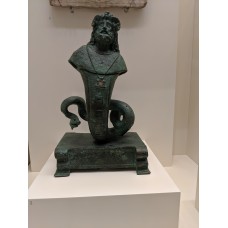 Sarapis Amun, zodiac plaque, and apotropaic figure